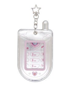 WEGO 【痛バ＆推し活グッズ】シャイニーガラケーカードホルダーキーホルダー