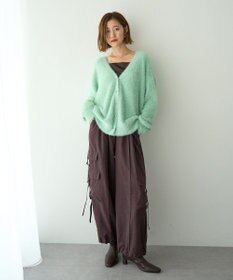 YECCA VECCA ラメシャギーカーディガン