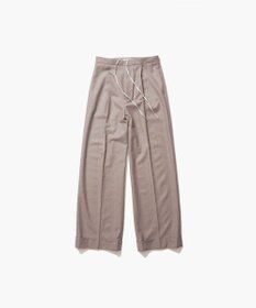 ATON MERINO COLLEGE FLANNEL | ワイドストレートパンツ