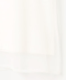 組曲 【WEB限定】チュールレイヤードロゴTシャツ