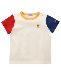MIKI HOUSE HOT BISCUITS 【70-120cm】【Everyday Series】ワンポイント 半袖Tシャツ