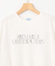 組曲 S 【WEB限定】チュールレイヤードロゴTシャツ