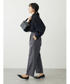 Green Parks ・ＥＬＥＮＣＡＲＥ　ＤＵＥ　イロイロ釦ピンタックブラウス