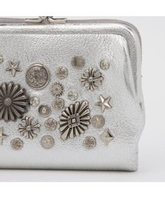 UNBILLION ペルケ perche / マルチスタッズがま口二つ折りウォレット