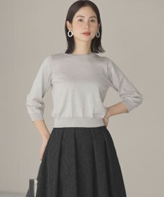 組曲 【WEB限定・2SET】ラメ入りアンサンブルニット