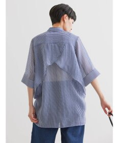 AMERICAN HOLIC シアーバックフレアＷポケットシャツチュニック