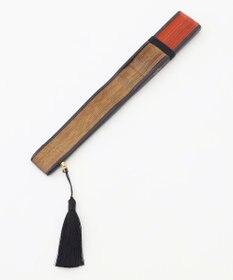 自由区 カラーブロック 扇子