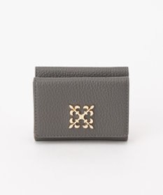 russet 《soeru》モノグラムプレート三つ折りウォレット(SO-397)