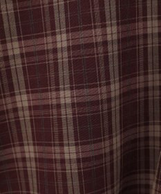 earth music&ecology フーディーチェックシャツ