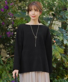 Tiaclasse 【洗える】軽量ワイドスリーブニット