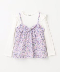 ANY KIDS 花柄キャミセット 長袖 Tシャツ