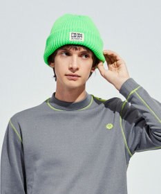 PW CIRCULUS 【手洗い可能】【UNISEX】POPカラー ニットキャップ