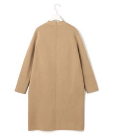 ICB 【洗える】コットンアセテートスムース ロングニットアウター