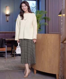 Tiaclasse 【洗える】軽量ワイドスリーブニット