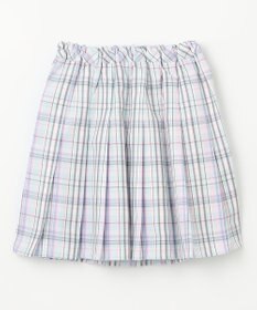 ANY KIDS チェック柄 ガーリー スカパン