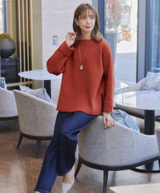 Tiaclasse 【洗える】軽量ワイドスリーブニット