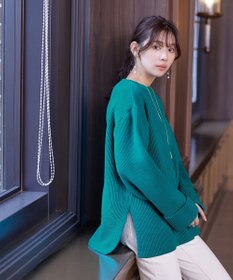 Tiaclasse 【洗える】軽量ワイドスリーブニット