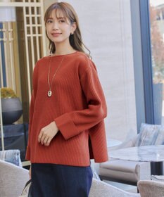 Tiaclasse 【洗える】軽量ワイドスリーブニット