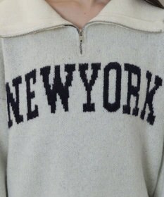 WEGO フラッフィーハーフジップニット