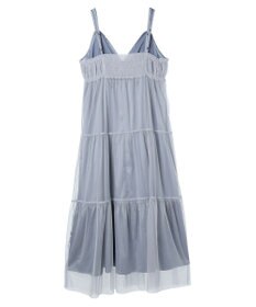 earth music&ecology ＳＥＴ２点ティアードペチドレス＋チュールワンピース