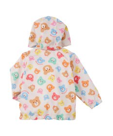 MIKI HOUSE HOT BISCUITS 【80-120cm】カラフルビーンズ 総柄ウインドブレーカー
