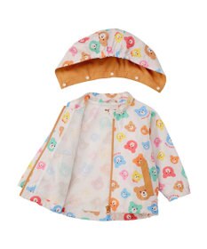 MIKI HOUSE HOT BISCUITS 【80-120cm】カラフルビーンズ 総柄ウインドブレーカー