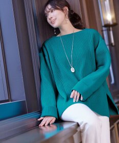 Tiaclasse 【洗える】軽量ワイドスリーブニット