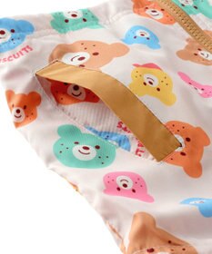 MIKI HOUSE HOT BISCUITS 【80-120cm】カラフルビーンズ 総柄ウインドブレーカー