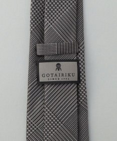GOTAIRIKU GOTAIRIKU別注【日本製】シルク ネクタイ_チェック柄