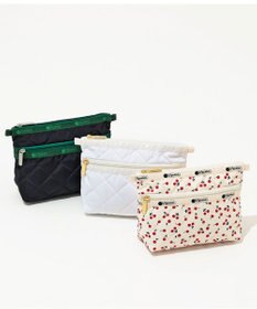 LeSportsac PERFECT COSME POUCH/ピュアホワイトキルト