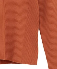 YECCA VECCA 袖釦クルーネックリブニット