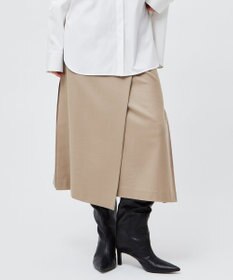 BEIGE， TERNES / ウールナローラップスカート