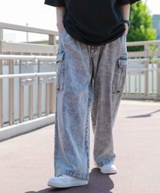 WEGO デニムカーゴパンツ