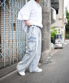 WEGO デニムカーゴパンツ