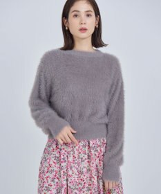 組曲 S ナイロンファー ニット