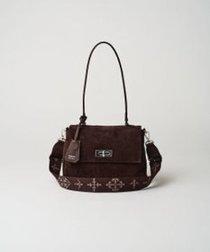 russet スエードフラップミニトートバッグ(CE-1722-WEB)