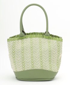 UNBILLION cachecache ポリプロピレンフリンジトートバッグ