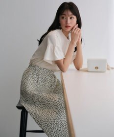 ANY SIS 【UVケア・接触冷感】汗ジミ防止加工カット ブラウス