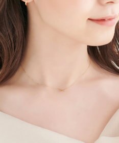 Phoebe 【K10】プレシャスクロスダイヤモンドネックレス/全長:40cm