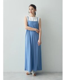 YECCA VECCA 【2点SET】シアーシャツ×Aラインキャミワンピース