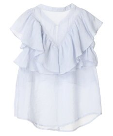 earth music&ecology ２ＷＡＹフリルブラウス