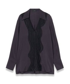 JOSEPH シルク100%ブラウス ブラック Vネック 38サイズ JOSEPH シルク100%ブラウス ブラック Vネック 38サイズ