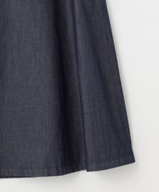 J.PRESS LADIES 【洗える】ライトデニム フレアー スカート