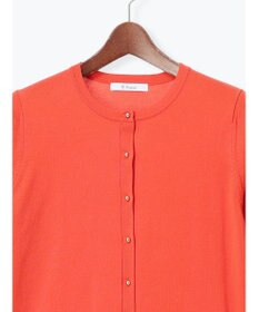 Te chichi 14G綿ポリクルーカーディガン