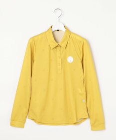 23区GOLF 【WOMEN】ワッペンプリント鹿の子シャツ