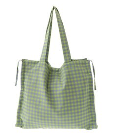 Green Parks ・ＱＵＯＮ　ギンガムリボントート