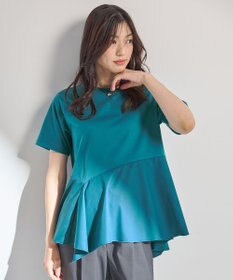 ANY L 【洗濯機可】コンビネーションイレヘムカットソー