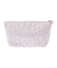 Maison de FLEUR リボンレオパードフリルポーチ