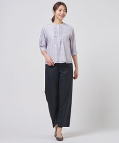 J.PRESS LADIES S OXIJEWEL ストレッチ ストレート パンツ