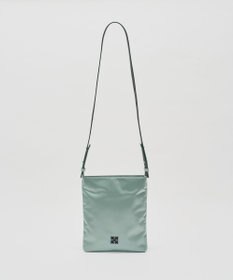 russet バイカラーレザーベルトフラットショルダーバッグ(SF-278)